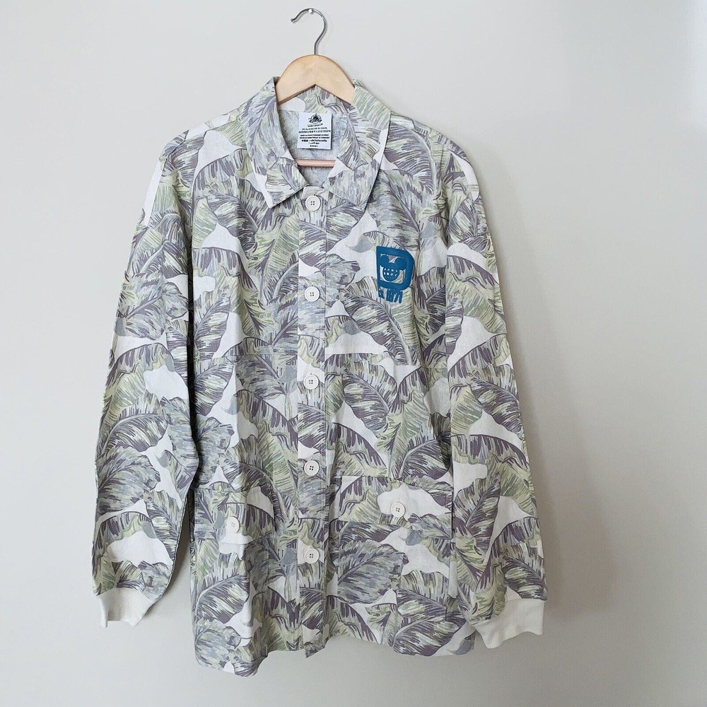 Walt Disney World Spirit Jersey Men’s Linen Cotton Button Up Shirt size XL $120